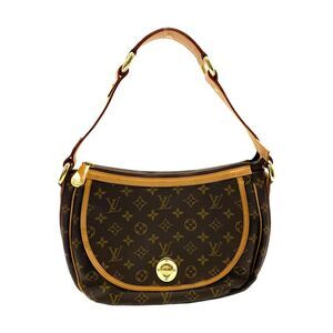 Louis Vuitton Turam PM Shoulder Bag PVC Coated Canvas Monogram